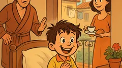 Barzelletta: Luigino si sveglia felice per un sogno