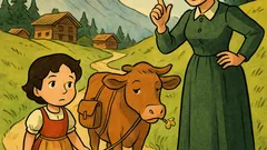 Barzelletta: La maestra incontra Heidi sul monte