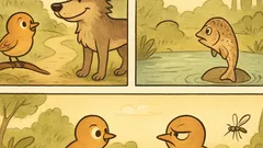 Barzelletta: Un uccellino nel bosco incontra un cane