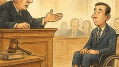 Barzelletta: «Amputato, alzatevi», disse il giudice